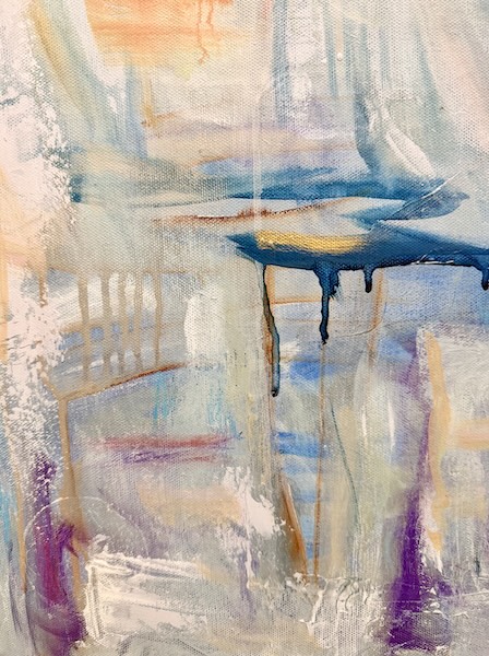 Unbound Unbound abstract painting detail