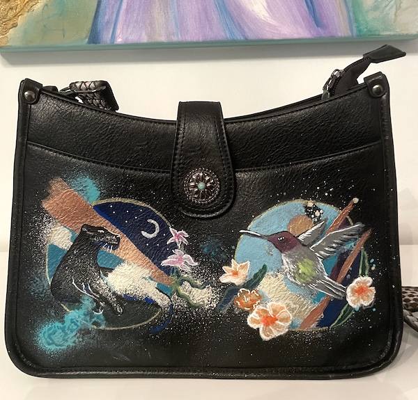 Tasche bemalen lassen bunt Tasche bemalen lassen personalisierte Handtasche