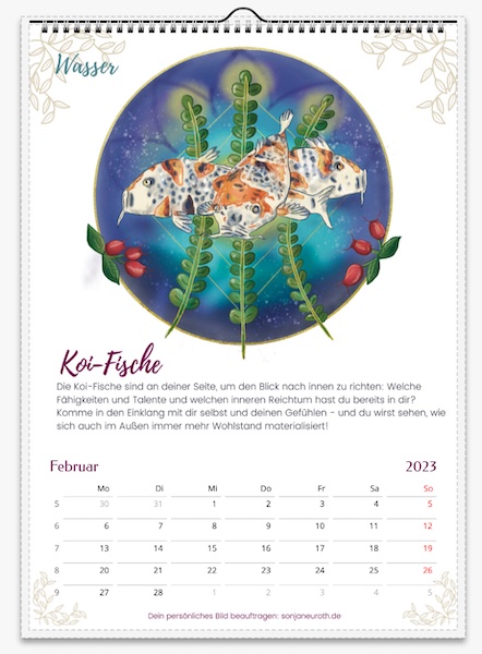 Krafttier Kalender