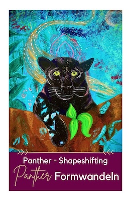 Krafttier Panther Bedeutung Orakelkarte Krafttier Panther Orakelkarte ziehen gratis