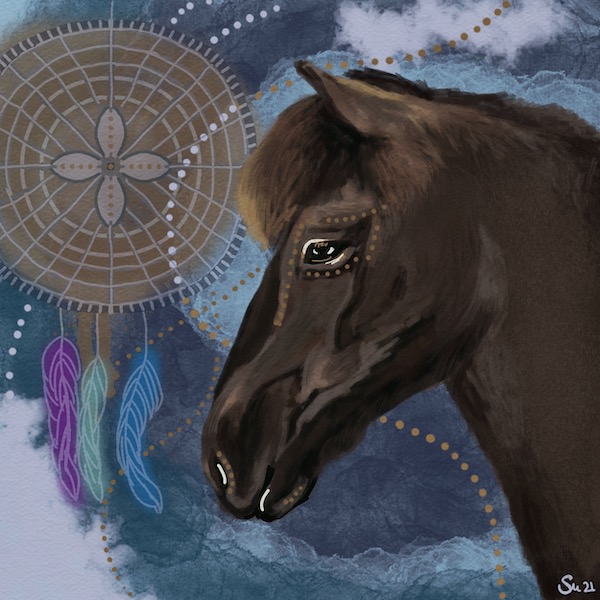 Tierportrait Pferd malen lassen