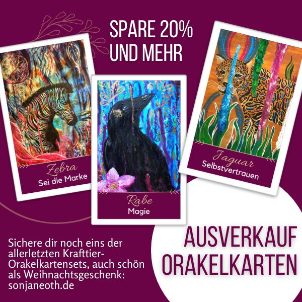 Krafttier Orakelkarten Ausverkauf