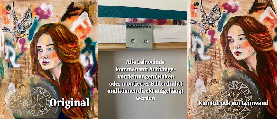 Ölgemälde vs Kunstdruck