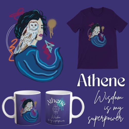 Göttin Athene Tassen T-Shirts