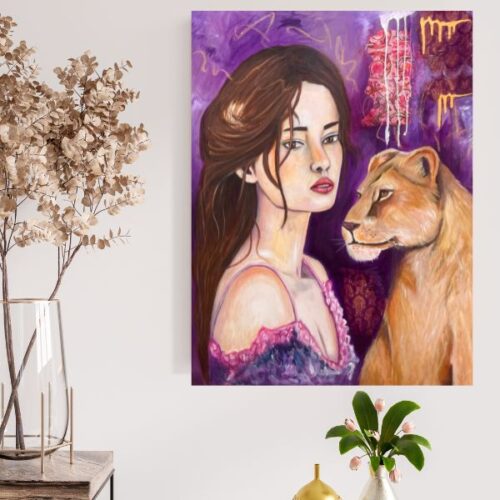 Archetype the queen oil painting