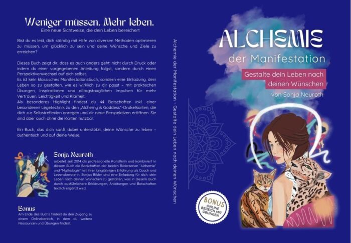 Alchemy and goddesses oracle book cover
